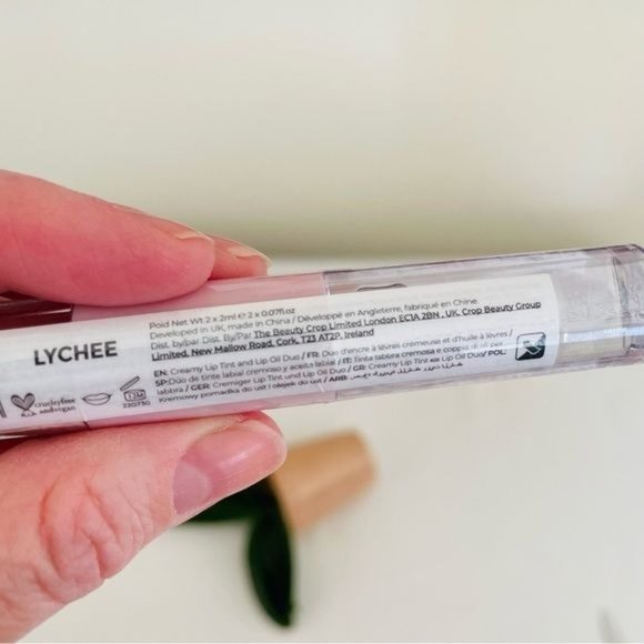 The Beauty Crop Juice Pot Lip Duo in Lychee New Creamy Lip Tint and Clear Duo - Picture 10 of 11